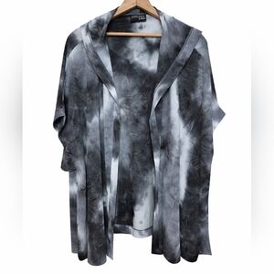Attitudes By Renee Tie Dye Hooded Cardigan